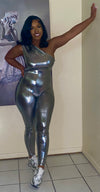 Platinum Metallic Jumpsuit