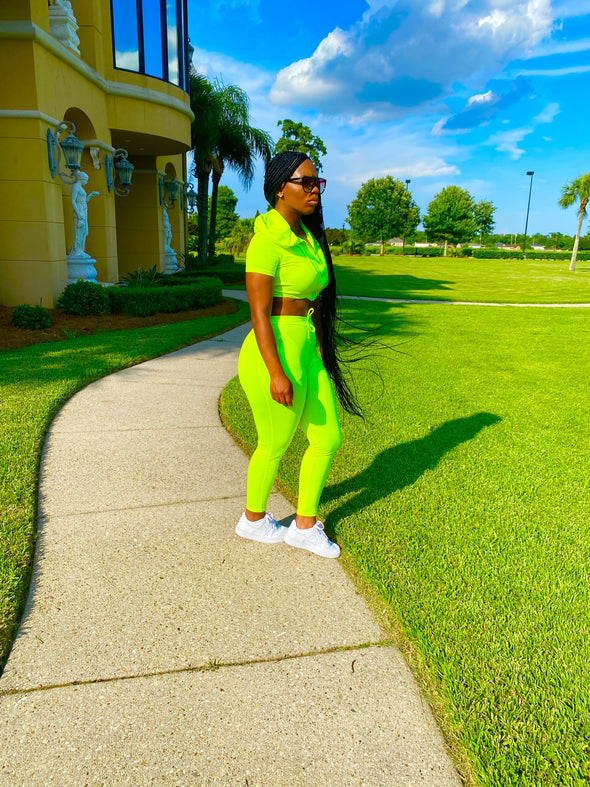 Hooded Basic Set (Lime)