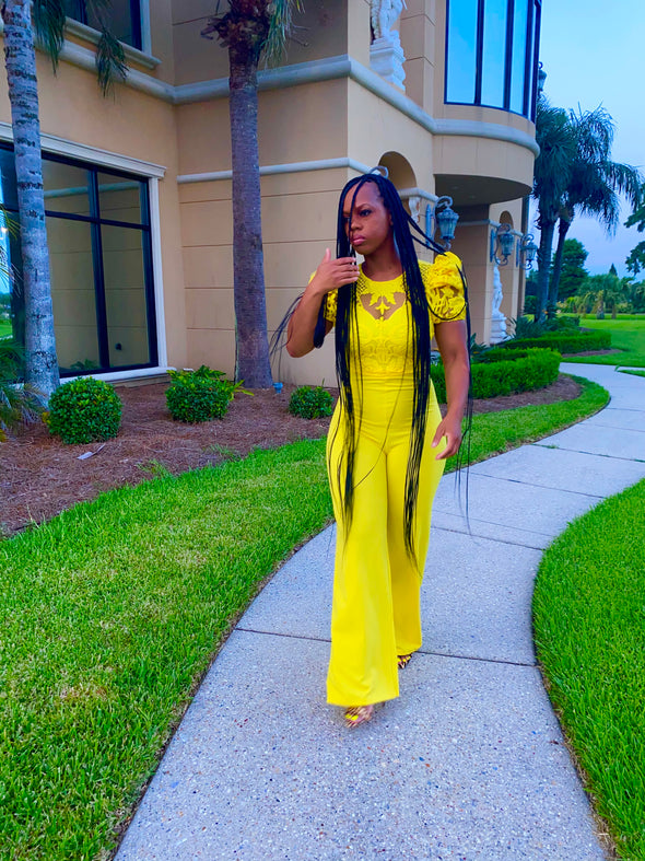 Can’t Get Enough Jumpsuit (Yellow)